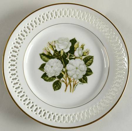Rose Plates Mademoiselle Hardy - No Box