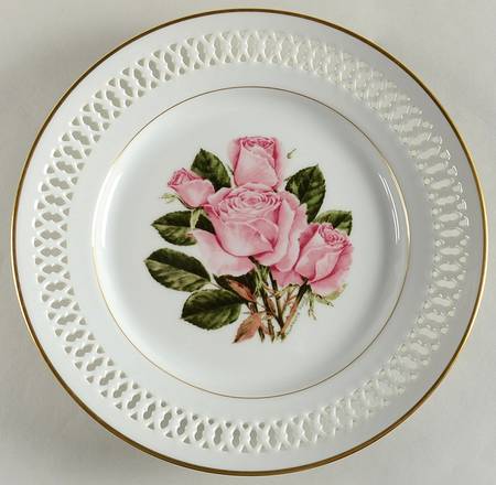 Rose Plates Queen Elizabeth - No Box