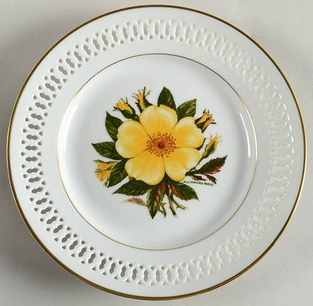 Rose Plates Mermaid - No Box
