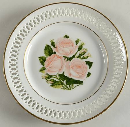 Rose Plates Moss Rose - No Box