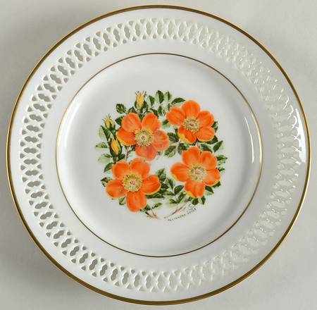 Rose Plates Austrian Copper - No Box