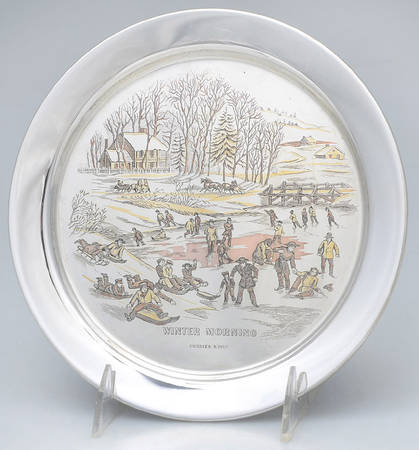 Currier & Ives-Sterling Winter Morning - Boxed