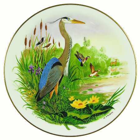 Scenes From A Wooded Glen Great Blue Heron - No Box
