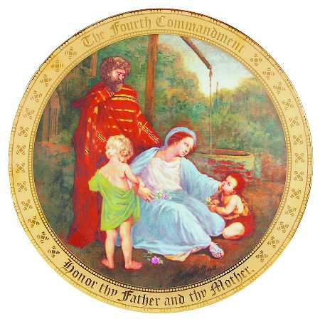 Ten Commandments Honor Thy Father And Mother - No Box