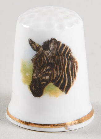 Great Porcelain Houses of the World Bone China - Zebra - No Box