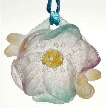 Daum Christmas Ornament-Crystal Christmas Rose - Boxed