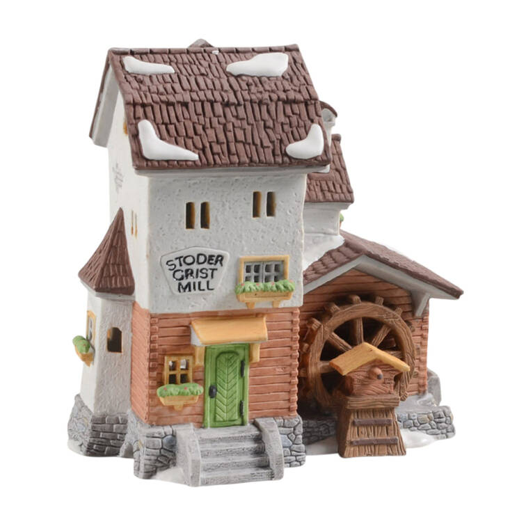 Alpine Village Stoder Grist Mill - No Box