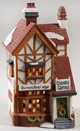Dickens Village Bumpstead Nye Cloaks & Canes - Boxed