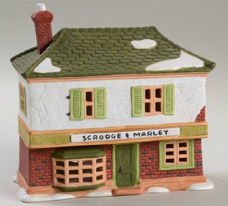Dickens Village Scrooge & Marley Counting House-Original - Boxed by Department 56