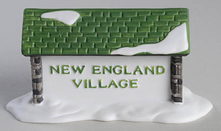 New England Village New England Village Sign - No Box