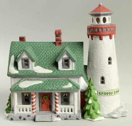 New England Village Craggy Cove Lighthouse - No Box