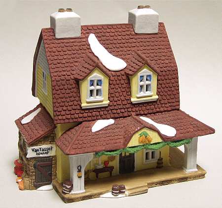 New England Village Sleepy Hollow Van Tessel Manor - Boxed