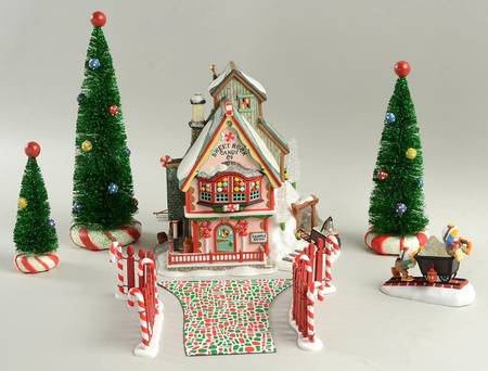 North Pole Village Sweet Rock Candy-Set Of 9 - Boxed