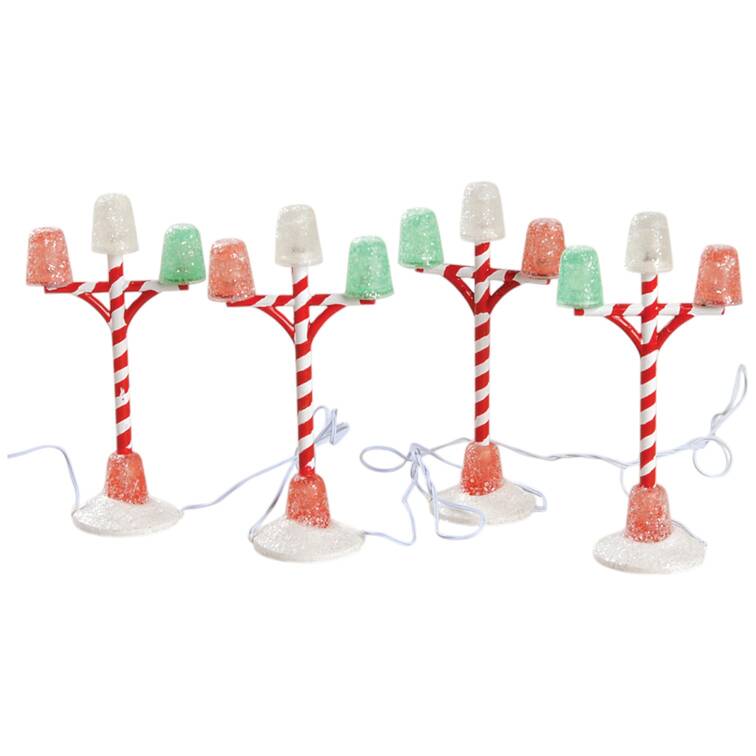 North Pole Village Gumdrop Street Lamps - No Box