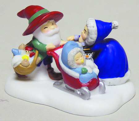 North Pole Village Proud Papa & Mama - Boxed