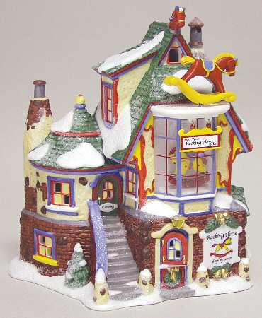 North Pole Village Bjorn Turoc Rocking Horse Make - No Box