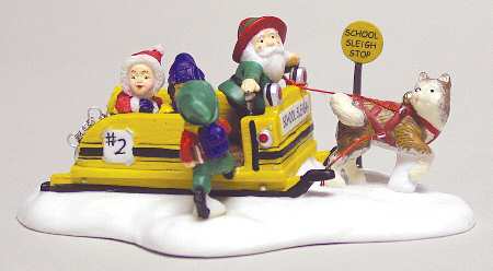 North Pole Village School Sleigh Express - With Box 108