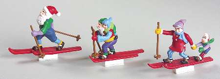 North Pole Village Elves On Track - No Box