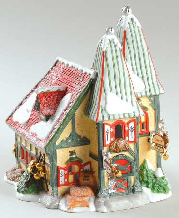 North Pole Village Reindeer Stables-Dasher & Dancer - Boxed