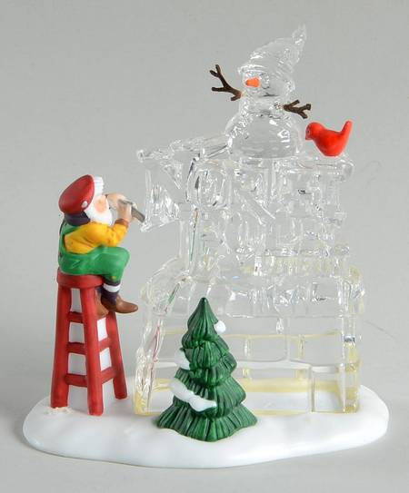 North Pole Village A Busy Elf North Pole Sign - Boxed