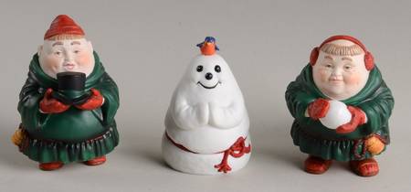 Merry Makers Seymour, Seigfried, & Snowman - No Box