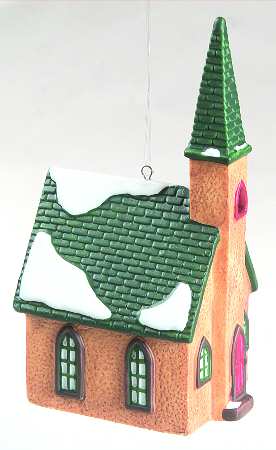 Merry Makers Merry Mountain Chapel-Ornament - Boxed