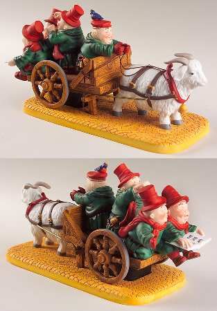 Merry Makers Merrily-We-Roll-Along Carolers & Gabriel - Boxed