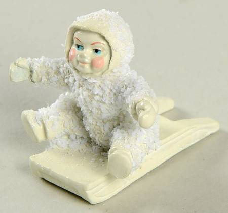 Snowbabies-Miniature Give Me A Push - No Box