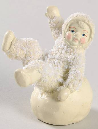 Snowbabies-Miniature Don't Fall Off - Boxed