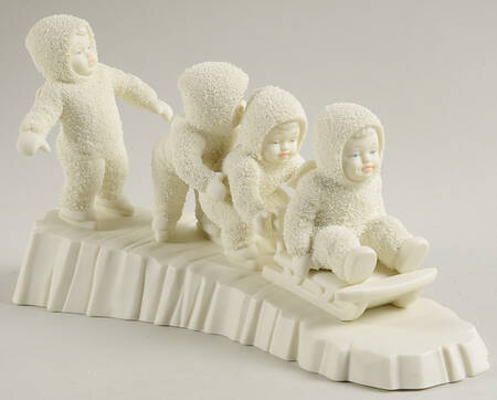 Snowbabies I'm Right Behind You - Boxed