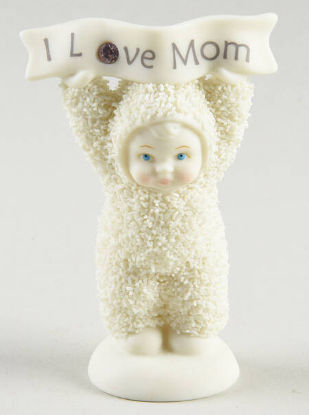 Snowbabies I Love Mom - Boxed