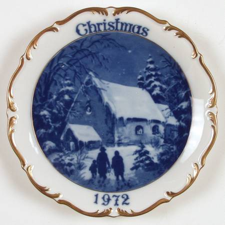 Dresden Christmas Plate Niklas Church - No Box