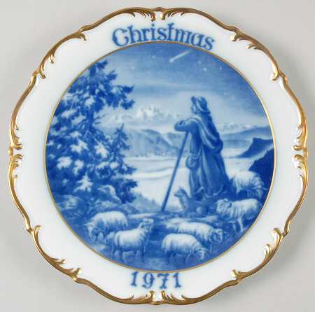 Dresden Christmas Plate by Dresden (German)