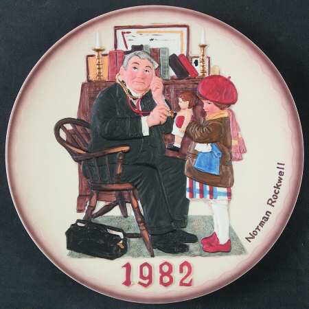Norman Rockwell I Doctor And The Doll - Boxed