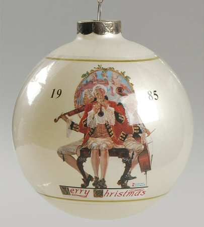 Norman Rockwell-Ball Ornament Old English Trio - No Box