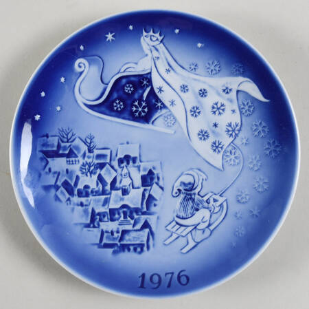 Svend Jensen Christmas Plate The Snow Queen - Boxed