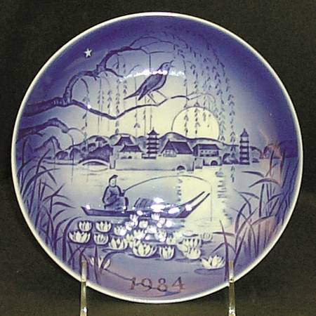 Svend Jensen Christmas Plate The Nightingale - Boxed