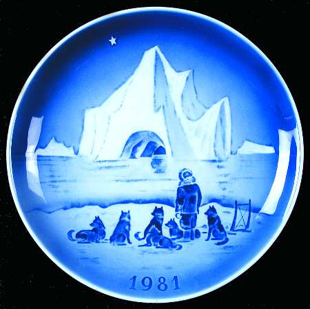 Svend Jensen Christmas Plate Uttermost Part Of The Sea - No Box