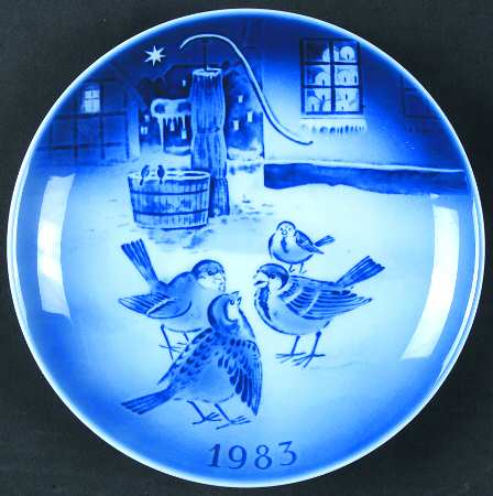 Svend Jensen Christmas Plate The Story Of The Year - No Box