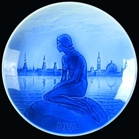 Svend Jensen Christmas Plate Little Mermaid - Boxed