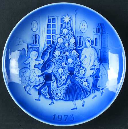 Svend Jensen Christmas Plate The Fir Tree - Boxed