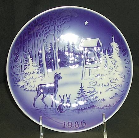 Svend Jensen Christmas Plate The Bell - Boxed