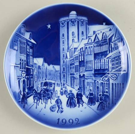 Svend Jensen Christmas Plate To Be Or Not To Be - No Box