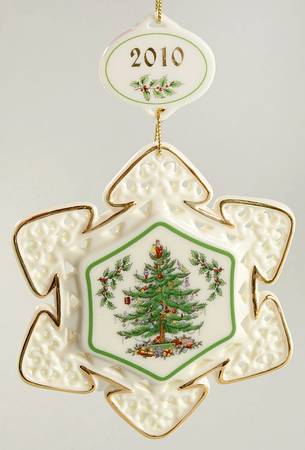 Christmas Tree Annual Ornaments Snowflake - No Box Nb2010
