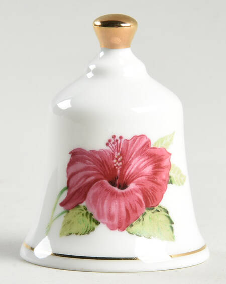 State Flower Bell Hawaii-Hibiscus - Hawaii, No Box