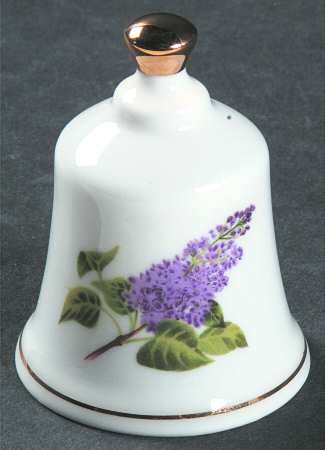 State Flower Bell New Hampshire-Purple Lilac - New Hampshire, No Box