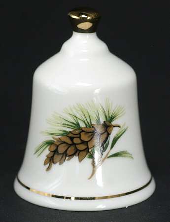 State Flower Bell Maine-Pinecone - Maine, No Box