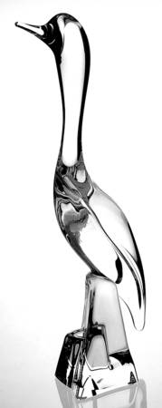 Daum Figurines Stork-Cigogne-Head Up - No Box