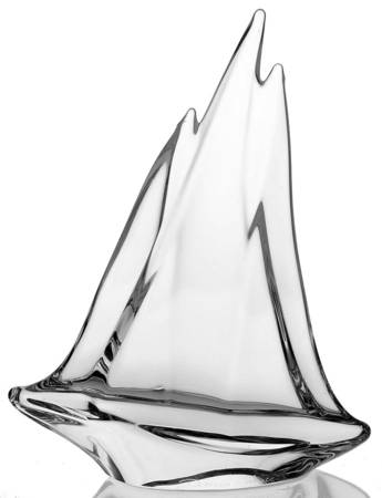 Daum Figurines Sailboat-Three Sails - No Box