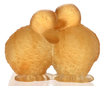Daum Figurines Ducklings-Yellow - Boxed